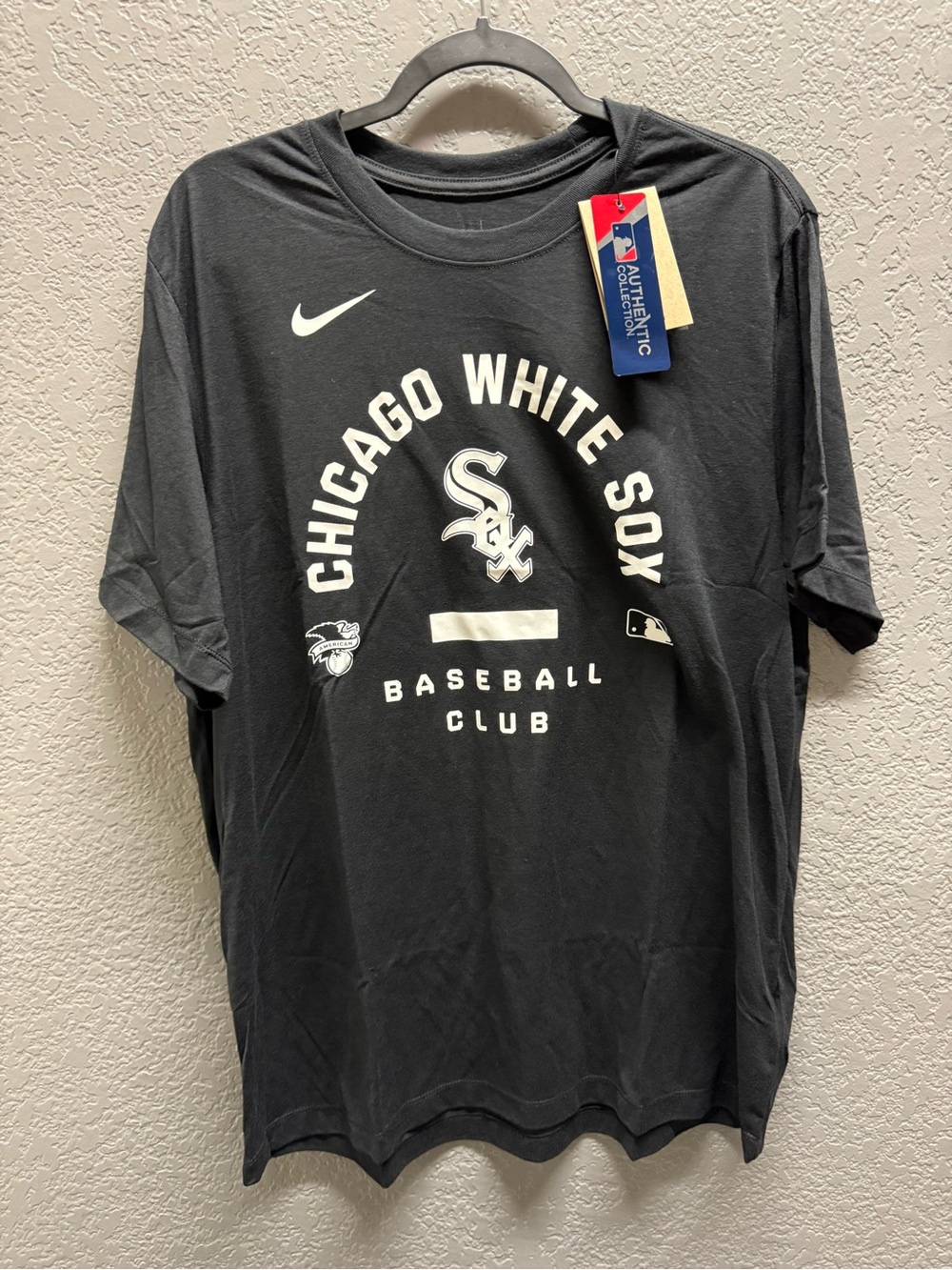 Nike Black Chicago White Sox Crewneck T-Shirt